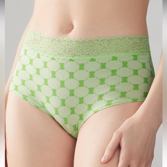 Savage X Fenty Miami Green X Link Cotton Essentials Three Piece Bundle Set - Picture 5 of 17